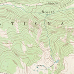 United States Geological Survey Davis Peak, CO (1955, 24000-Scale) digital map