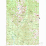 United States Geological Survey Davis Peak, WA (1989, 24000-Scale) digital map