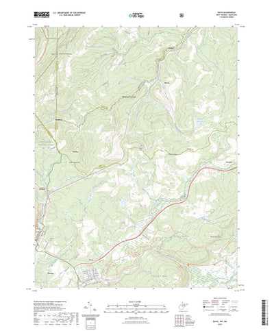 United States Geological Survey Davis, WV (2023, 24000-Scale) digital map
