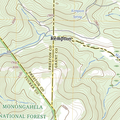 United States Geological Survey Davis, WV (2023, 24000-Scale) digital map