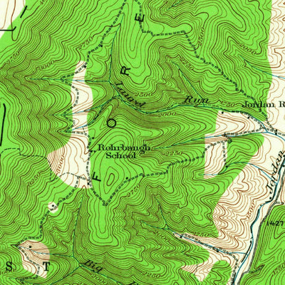 United States Geological Survey Davis, WV-MD (1919, 62500-Scale) digital map