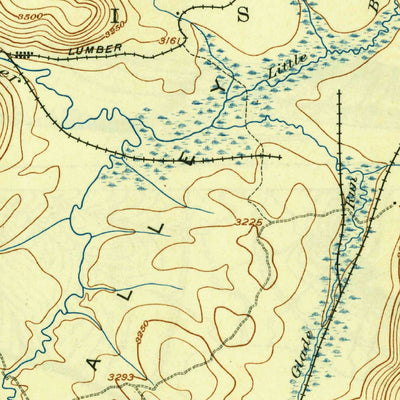 United States Geological Survey Davis, WV-MD (1921, 62500-Scale) digital map