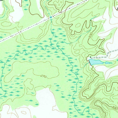 United States Geological Survey Davisboro SE, GA (1973, 24000-Scale) digital map