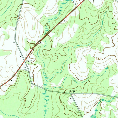 United States Geological Survey Davisboro SE, GA (1973, 24000-Scale) digital map