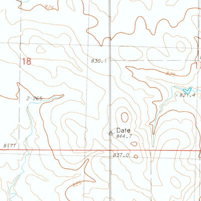 United States Geological Survey Daviston, SD (1983, 24000-Scale) digital map