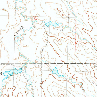 United States Geological Survey Daviston, SD (1983, 24000-Scale) digital map