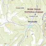 United States Geological Survey Davisville, MO (2021, 24000-Scale) digital map