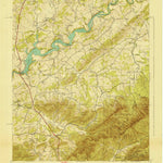 United States Geological Survey Davy Crockett Lake, TN-NC (1940, 24000-Scale) digital map