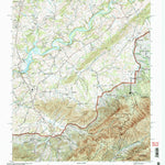 United States Geological Survey Davy Crockett Lake, TN-NC (2003, 24000-Scale) digital map