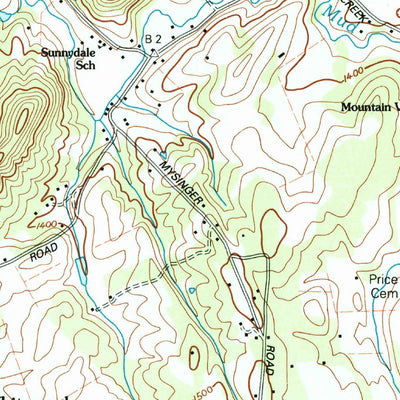 United States Geological Survey Davy Crockett Lake, TN-NC (2003, 24000-Scale) digital map