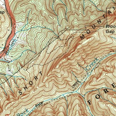 United States Geological Survey Davy Crockett Lake, TN-NC (2003, 24000-Scale) digital map