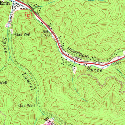 United States Geological Survey Davy, WV (1968, 24000-Scale) digital map