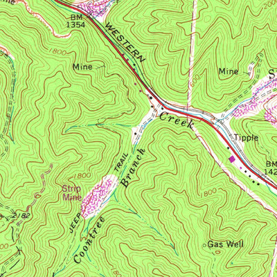United States Geological Survey Davy, WV (1968, 24000-Scale) digital map