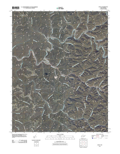 United States Geological Survey Davy, WV (2011, 24000-Scale) digital map