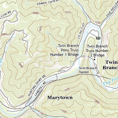 United States Geological Survey Davy, WV (2019, 24000-Scale) digital map