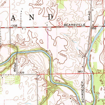 United States Geological Survey Dawn, OH (1961, 24000-Scale) digital map