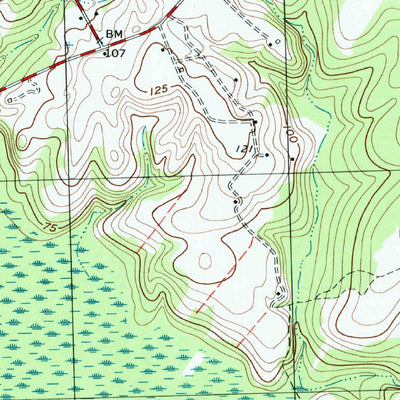 United States Geological Survey Dawson Crossroads, NC (1997, 24000-Scale) digital map