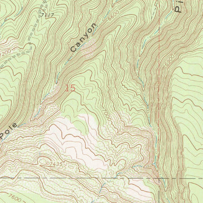 United States Geological Survey Dawson Draw, CO (1964, 24000-Scale) digital map