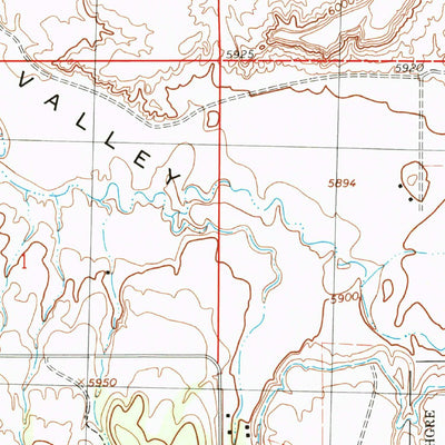 United States Geological Survey Dawson Draw, CO (1993, 24000-Scale) digital map