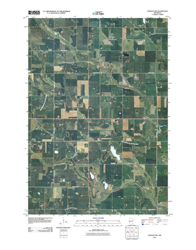 United States Geological Survey Dawson NW, MN (2010, 24000-Scale) digital map