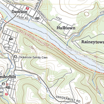 United States Geological Survey Dawson, PA (2023, 24000-Scale) digital map