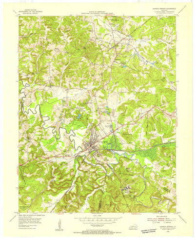 United States Geological Survey Dawson Springs, KY (1954, 24000-Scale) digital map
