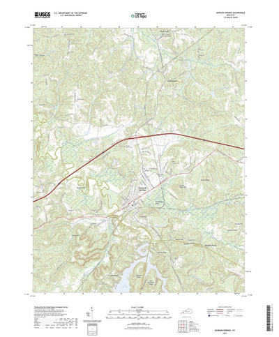 United States Geological Survey Dawson Springs, KY (2022, 24000-Scale) digital map