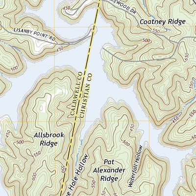 United States Geological Survey Dawson Springs, KY (2022, 24000-Scale) digital map