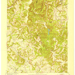 United States Geological Survey Dawson Springs SW, KY (1953, 24000-Scale) digital map