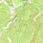 United States Geological Survey Dawson, WV (1971, 24000-Scale) digital map