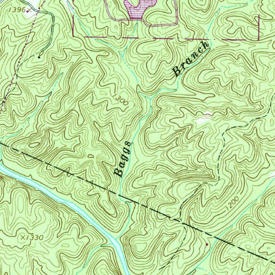 United States Geological Survey Dawsonville, GA (1964, 24000-Scale) digital map