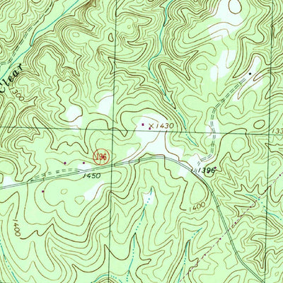 United States Geological Survey Dawsonville, GA (1997, 24000-Scale) digital map