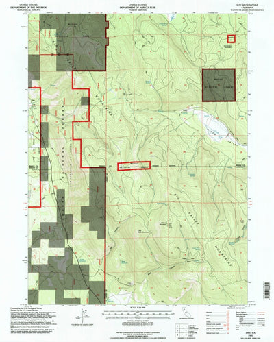 United States Geological Survey Day, CA (1995, 24000-Scale) digital map