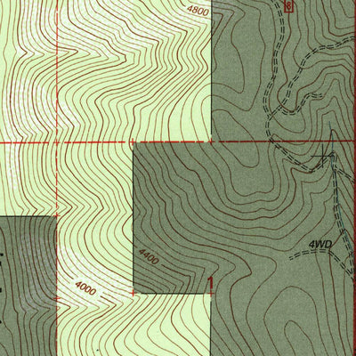 United States Geological Survey Day, CA (1995, 24000-Scale) digital map