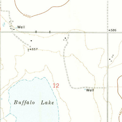 United States Geological Survey Day Canyon, NM (1971, 24000-Scale) digital map