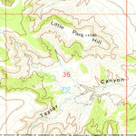 United States Geological Survey Day Canyon, NM (1971, 24000-Scale) digital map