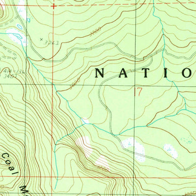 United States Geological Survey Day Lake, WA (1989, 24000-Scale) digital map