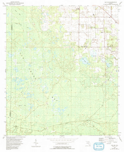 United States Geological Survey Day SE, FL (1954, 24000-Scale) digital map