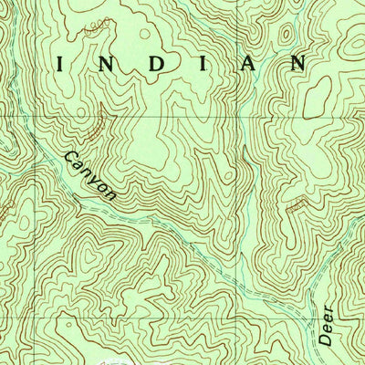United States Geological Survey Day Spring, AZ (1990, 24000-Scale) digital map