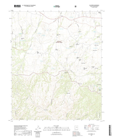 United States Geological Survey Day Spring, AZ (2021, 24000-Scale) digital map
