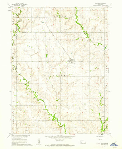 United States Geological Survey Daykin, NE (1960, 24000-Scale) digital map