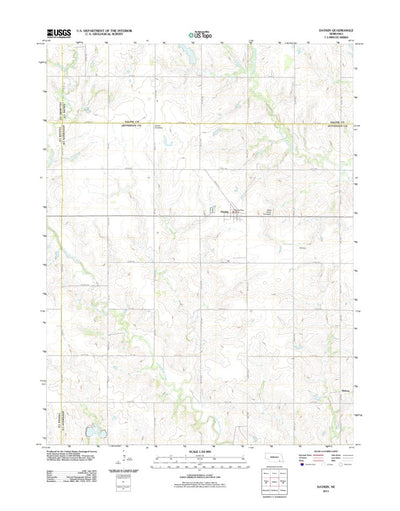 United States Geological Survey Daykin, NE (2011, 24000-Scale) digital map