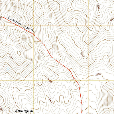 United States Geological Survey Daylight Pass, CA (2021, 24000-Scale) digital map