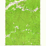 United States Geological Survey Days Creek, OR (1954, 62500-Scale) digital map