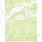 United States Geological Survey Days Creek, OR (1986, 24000-Scale) digital map