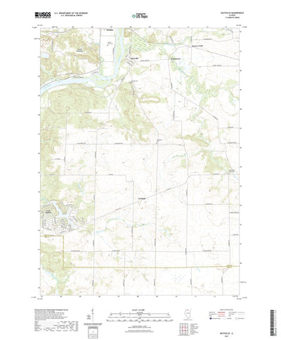 United States Geological Survey Daysville, IL (2021, 24000-Scale) digital map