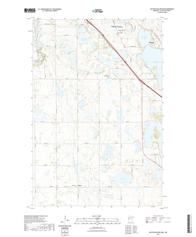 United States Geological Survey Dayton Hollow Dam, MN (2022, 24000-Scale) digital map