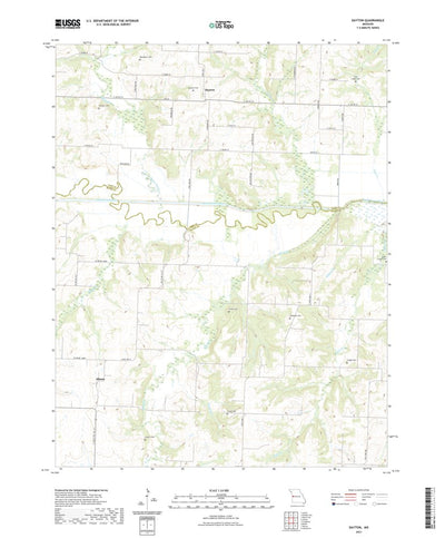 United States Geological Survey Dayton, MO (2021, 24000-Scale) digital map