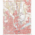 United States Geological Survey Dayton North, OH (1965, 24000-Scale) digital map