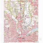 United States Geological Survey Dayton North, OH (1996, 24000-Scale) digital map